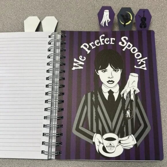 9. Wednesday Spiral Notebook NWT - Picture 4 of 8
